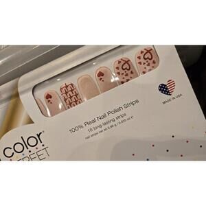 Color Street Nail Polish Strips ~ HELPING HEARTS ~ Retired Valentine  ~ NIP ~